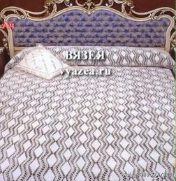 针织作品 壮观的床上用品四件套,一件件全是大工程啊